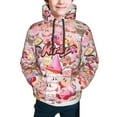 thumbnail image 6 of Kirby Kids' Hoodie 3d Print Sweatshirt Soft Pullover Hooded With Big Pockets Fans Gifts For Boys Or Girls Small, 6 of 7