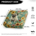 thumbnail image 4 of ZUXONGSY Pug Couch Cushion Covers Flower Sofa Cushion Protector Cover Outdoor Patio Couch Cushion Protector Cover Adjustable Outdoor Cushion Cover for Outdoor Indoor Decor Size S, 4 of 5