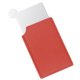 thumbnail image 1 of Espejo de bolsillo Uxcell de acero inoxidable irrompible, espejo compacto de maquillaje con funda de cuero PU (Naranja, 2.5 x 3.66"), 1 of 7