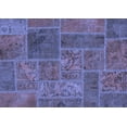 thumbnail image 1 of Ahgly Company Machine Washable Indoor Rectangle Patchwork Blue Transitional Area Rugs, 7' x 9', 1 of 4