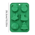 thumbnail image 2 of LPSSTORE Christmas Silicone Set Christmas Tree Man Snowflake Cookie & Candy for Holiday Baking, 2 of 3