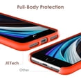 thumbnail image 3 of Silicone Case for iPhone SE 2nd Generation, iPhone 8 and iPhone 7, 4.7-Inch, Silky-Soft Touch Full-Body Protective Case, Shockproof Cover with Microfiber Lining (Spicy Orange), 3 of 7