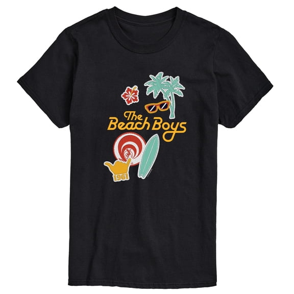 The Beach Boys - Faux Patches Short Sleeve Graphic T-Shirt