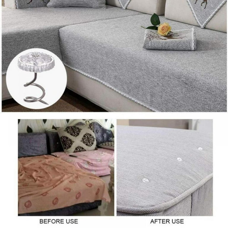  Bed Skirt Pins or Holders Clear Head Upholstery Pins, Clear  Heads Bed Skirt Pin for Hold Slipcovers and Bedskirts Decoration Try Our  Bed Skirt Pins for a