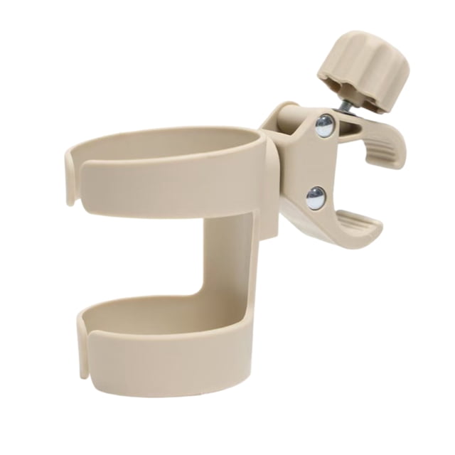 YSTIANN 360 Degree Rotation Adjustable Cup Holder for Wheelchairs, Bikes, Walkers - Large Design Portable Detachable Safe Attachment, Khaki-1Pcs WJ85-3207