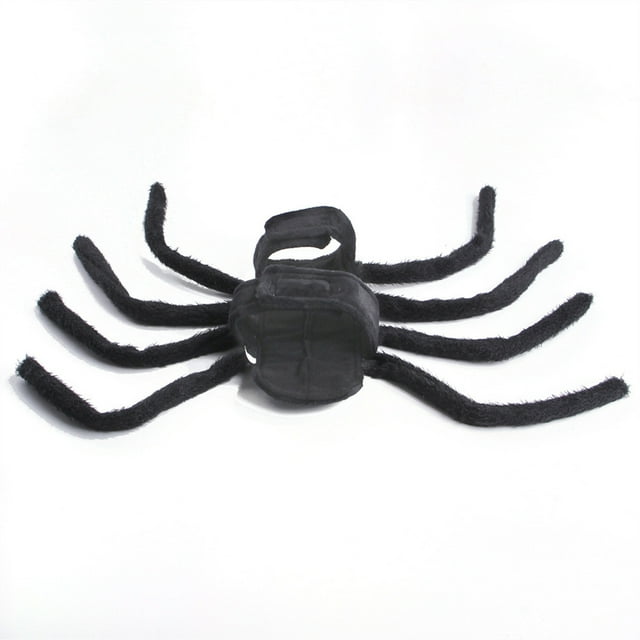 Dog Halloween Costume Spider Chest Back Design For Small Dogs With Adjustable Buckle Closure And 3 mm Wool Material