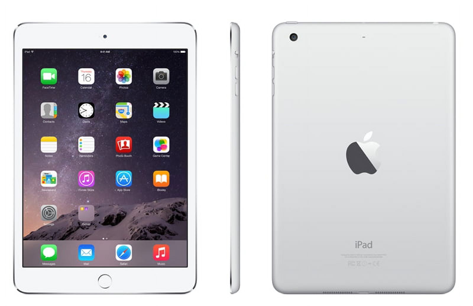 Apple iPad Mini 3 16GB Silver Wi-Fi MGNV2LL/A - Walmart.com