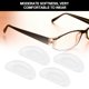 thumbnail image 3 of Mini Almohadillas de la Nariz de Resistencia de Desgaste Mini Transparente, Nosepads Suaves, Para Antojos de Gafas de Sol Blancas Accesorios de Gafas, 3 of 7