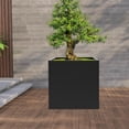 thumbnail image 2 of Steel Planter Box, Square Indoor Outdoor Planters, 26*26*26inch Cube Planter Box, 2 of 11