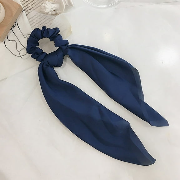 ibasenice 3Pcs Bow Knot Hair Tie Black Large Pads Keeping Hair in Place for Girls Assorted Color