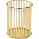 thumbnail image 1 of Portalápices de metal dorado adecuado para escritorio, brocha de maquillaje y porta lápices., 1 of 5