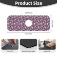 thumbnail image 2 of Sikiie colorful Skull flower daisy Splash Guard for Sink Faucet-1 PC Super Absorbent Fast Drying Mat Sink Gadgets-Splash Guard for Kitchen, Sink Mat, 2 of 7