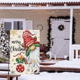 thumbnail image 3 of Merry Christmas Gnome Garden Flag 12.5x18 Double Sided Burlap, Christmas Ball Snowflake Garden Yard Flags for Winter Holiday Xmas Yard Outdoor Decoration(ONLY FLAG), 3 of 6