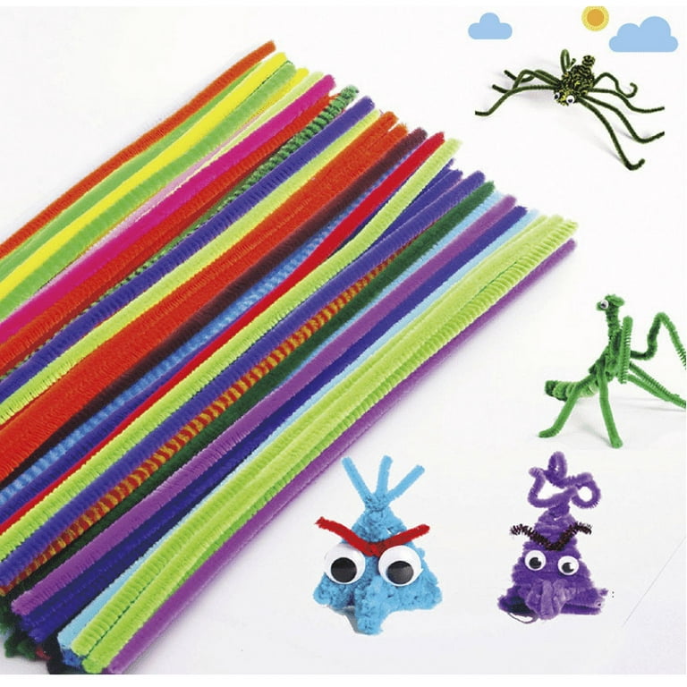 High Quality Bright Assorted Pipe cleaners approx 100