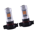 thumbnail image 4 of Par de 5202 21W Amarillo LED Lámpara de Bombillas de lámpara Antiniebla para Automóvil 800LM Sharpla Bombillas de niebla LED, 4 of 5