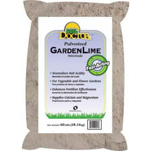 Soil Doctor 50051550 Pulverized Garden Lime, 40 Lb - Walmart.com