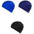 thumbnail image 6 of Yokua Cloth Swim Caps Pleated Elastic Comfort Bathing Caps Swim Hats, 6 of 18