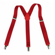 Kids Red Suspenders Y Back Adjustable 32"