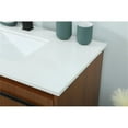 thumbnail image 4 of Elegant Decor Sloane 36" MDF and Steel Single Bathroom Vanity in Teak, 4 of 8