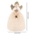 thumbnail image 3 of Christmas Tree Topper Angel,10 inch Cute Angel Treetop Christmas Decorations, 3 of 6