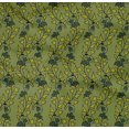thumbnail image 4 of oneOone Organic Cotton Poplin Twill Fabric Leaves & Floral Block Printed Fabric 1 Yard 42 Inch Wide, 4 of 4