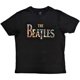 thumbnail image 1 of The Beatles - Camiseta Treatment Logotipo de Algodón para Adultos Unisex (Negro), 1 of 2