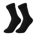 thumbnail image 2 of 6 pares de calcetines cálidos de invierno para mujer, calcetines gruesos de forro polar térmico para botas de nieve (negro), 2 of 6
