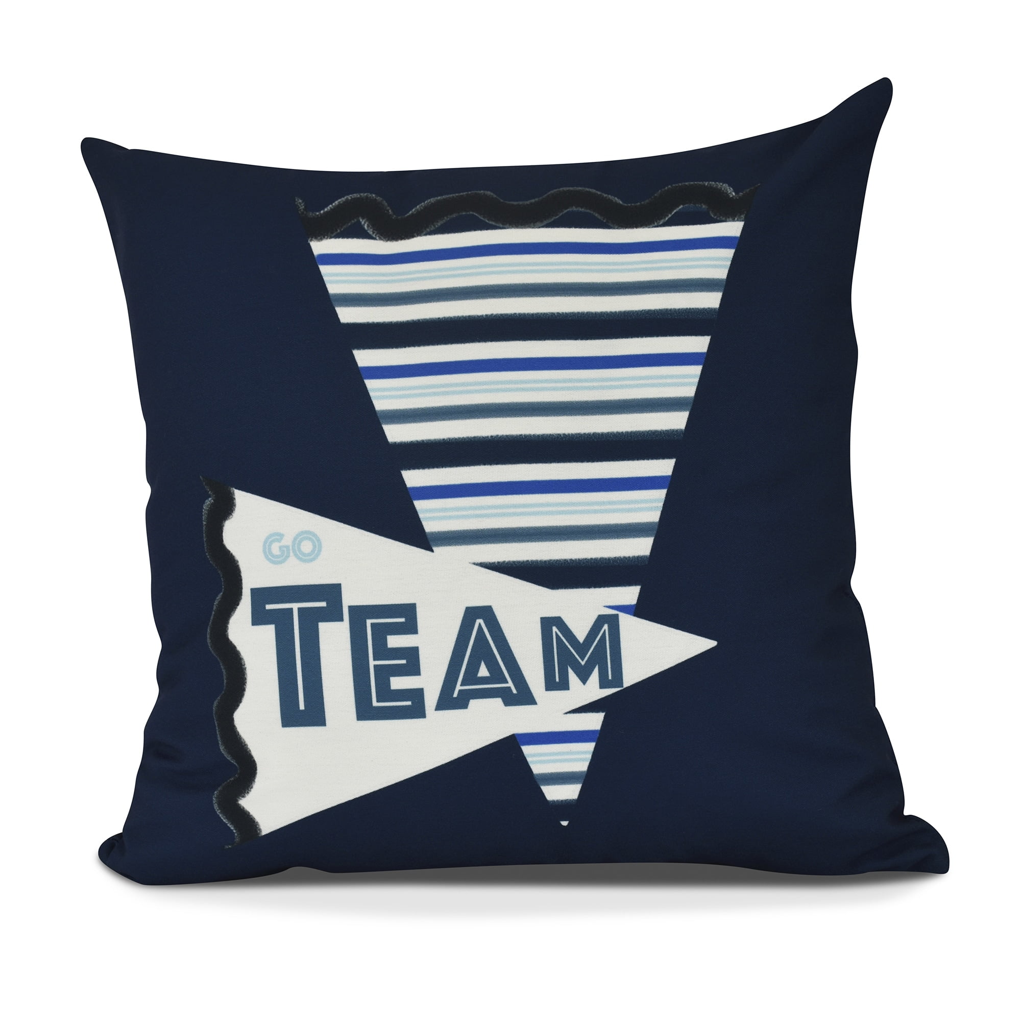 Go Team Word Print Pillow Walmart Com