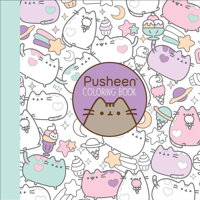 Official Licensed GUND Pusheen Mini Travel Colouring Book Set 