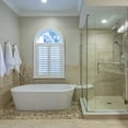 thumbnail image 2 of Woodbridge 67" Freestanding Bathtub Acrylic with Brushed Nickel Overflow and Drain, B-0002, 2 of 17