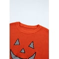 thumbnail image 7 of ZhiHiMeRi Women's Halloween Pumpkin Sweater, Orange Long Sleeve Knit XL, 7 of 7