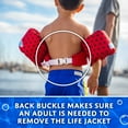 thumbnail image 3 of Stearns Original Puddle Jumper Deluxe 3D Kids Life Jacket Vest, Giraffe Pink, 3 of 9