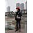 thumbnail image 5 of Sombrero de copa de jazz Lana Hombres y mujeres Sombrero para el sol al aire libre Ala ancha Gentl, 5 of 5