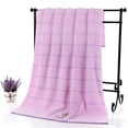 thumbnail image 6 of Partheme 28x55in Embroidered Bath Towel 70x140cm, Soft Anti Fade Highly Absorbent for Bathroom Spa Daily Use, Large Cotton Terry Cloth, B, 6 of 6