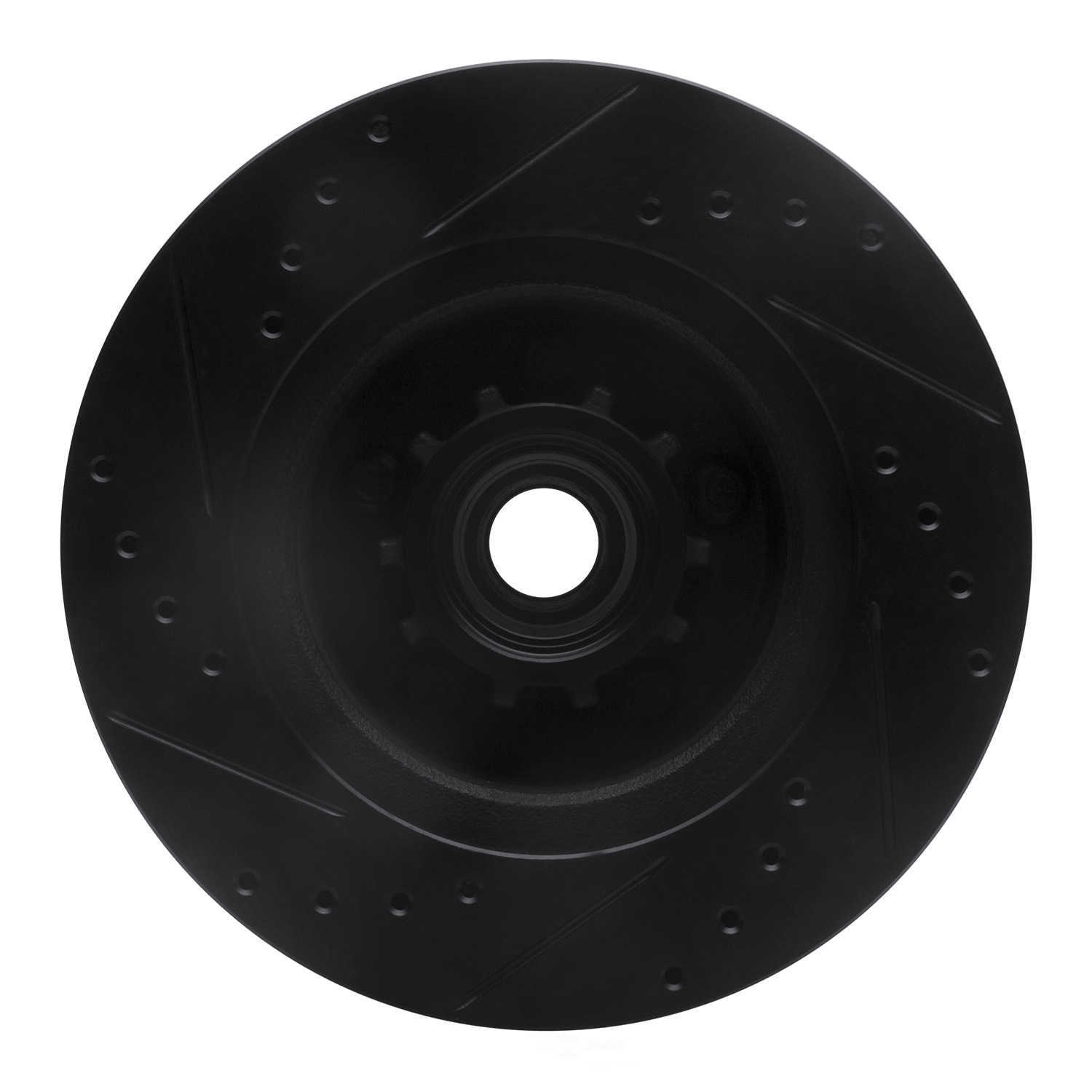Dynamic Friction Company 633-39000R DFC Brake Rotor - Drilled And Slotted - Black