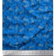 thumbnail image 1 of Soimoi Polyester Crepe Fabric Notes,Piano & Guitar Musical Instrument Decor Fabric Printed Yard 52 Inch Wide, 1 of 3