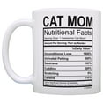 thumbnail image 2 of ThisWear Cat Lover Gifts for Women Best Cat Mom Nutritional Facts Funny Cat Gifts Cat Novelty Gifts 11 ounce 2 Pack Coffee Mugs, 2 of 4