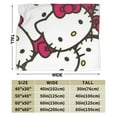 thumbnail image 2 of Hello Kitty Throw Blanket, Cozy Flannel Blankets For Boys Girls, Super Soft Warm Blanket For Couch Sofa Bed, 2 of 9