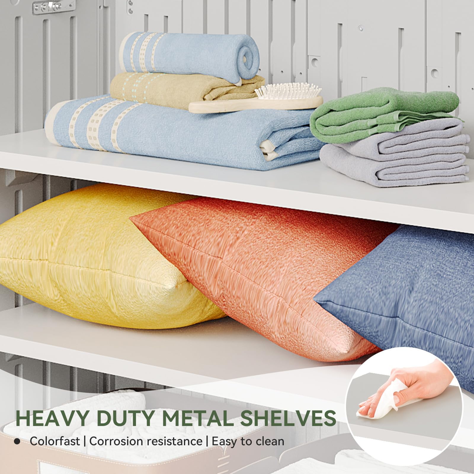 Aoxun Metal Shelves for Storage Shed(Only Shelves)