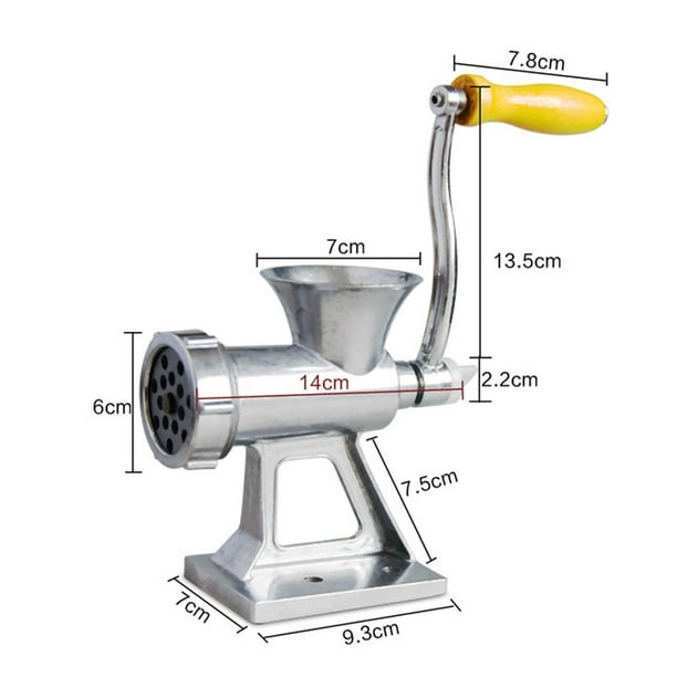 Manual Meat Grinder & Sausage Noodle Dishes Handheld Making