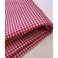 thumbnail image 2 of Gingham Checked Fabric by The Yard – 1/8” Poly Cotton Poplin, 60” Wide – Checkered Fabric for Tablecloths, Dresses, Curtains, Crafts – Multiple Colors – Sew The Trend (5 Yard, Fuchsia), 2 of 3