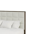 thumbnail image 2 of Castle Place Modern Wooden Full Platform Bed, Walnut, 2 of 8