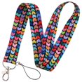 thumbnail image 1 of Cordón de arte bonito para llaves, soporte para tarjetas de crédito, identificación, accesorios para teléfonos móviles, 100 diseños, 1 of 4