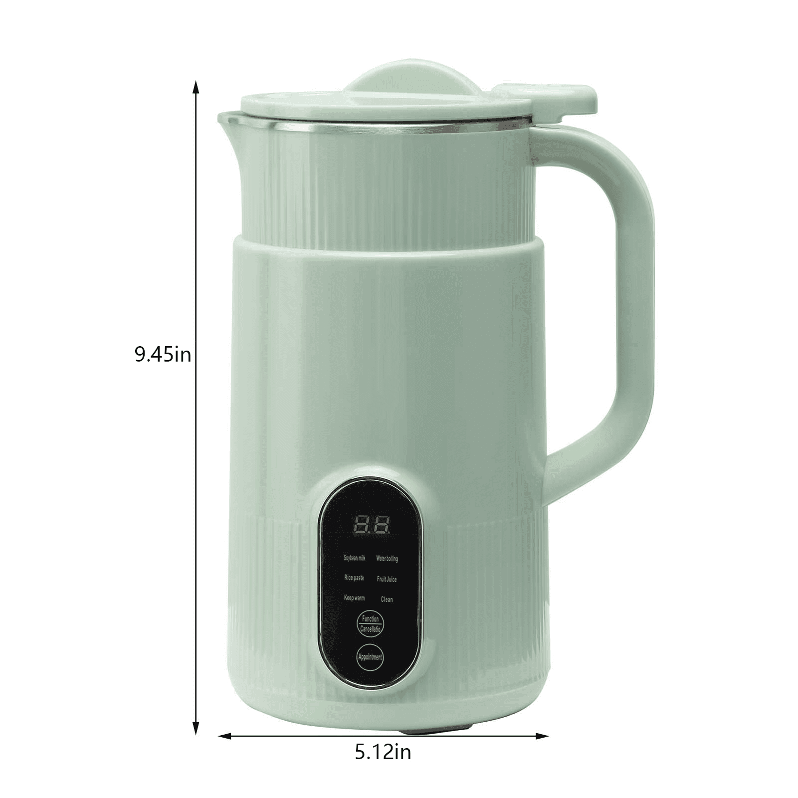 DISHUECO Nut Milk Maker, 27oz Food Processor,Homemade Almond, Oat, Coconut, Soy, Plant-based milk and Non Dairy Beverages, Soy Milk Maker Machine with Delay Start/Keep Warm/Self-Cleaning/Boil Water