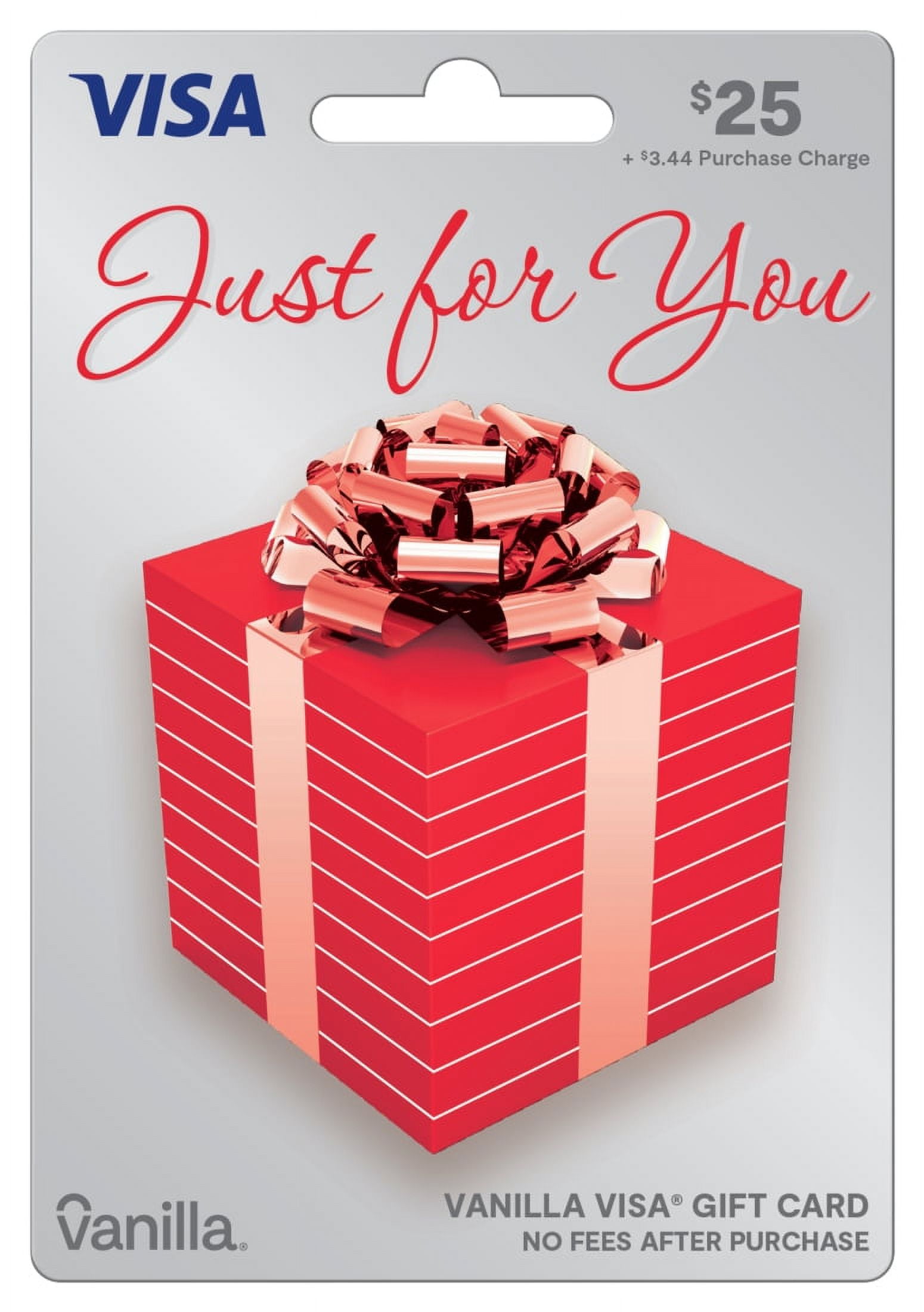 $25 Vanilla Visa Shiny Bow Gift Card (plus $3.44 Purchase Fee)