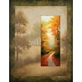 thumbnail image 2 of Marcon, Michael 15x18 Gold Ornate Wood Framed with Double Matting Museum Art Print Titled - Glimpse II, 2 of 4