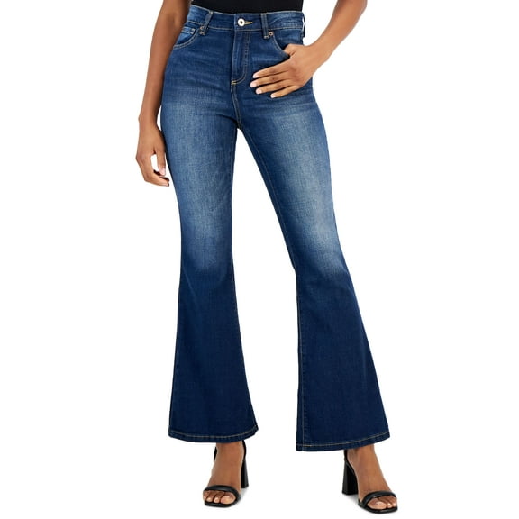 Women's High-Rise Flare Jeans Dark Indigo 16