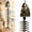 Black, variant on Cast Iron Fish Wind Chime, Vintage Fish Skeleton & Bone Metal Chimes, Soothing Melody for Outdoor Garden, Home & Porch Decor