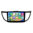 thumbnail image 3 of 4+64G Android 14 Car Stereo for Honda CR-V 2012-2016 with Carplay Android Auto GPS Navigation 10in Touchscreen Car Radio Player with Wifi Bluetooth FM/RDS SWC Mirror Link + AHD Reverse Camera Mic, 3 of 5
