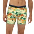 thumbnail image 2 of Men'S Boxer Briefs, Palm Tree_Am Soft And Breathable Mens Underwear Boxer Briefs With Widen Waist, 2 of 2